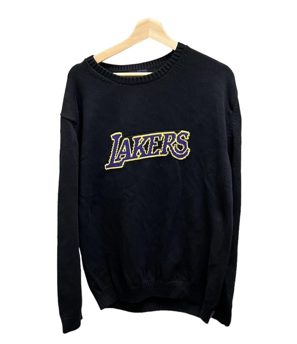 Rowing Blazers x NBA Los Angeles Lakers Knit Logo Crewneck Sweater Mens XXL